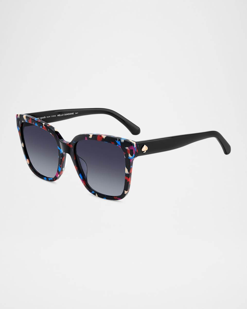 kiya square acetate sunglasses